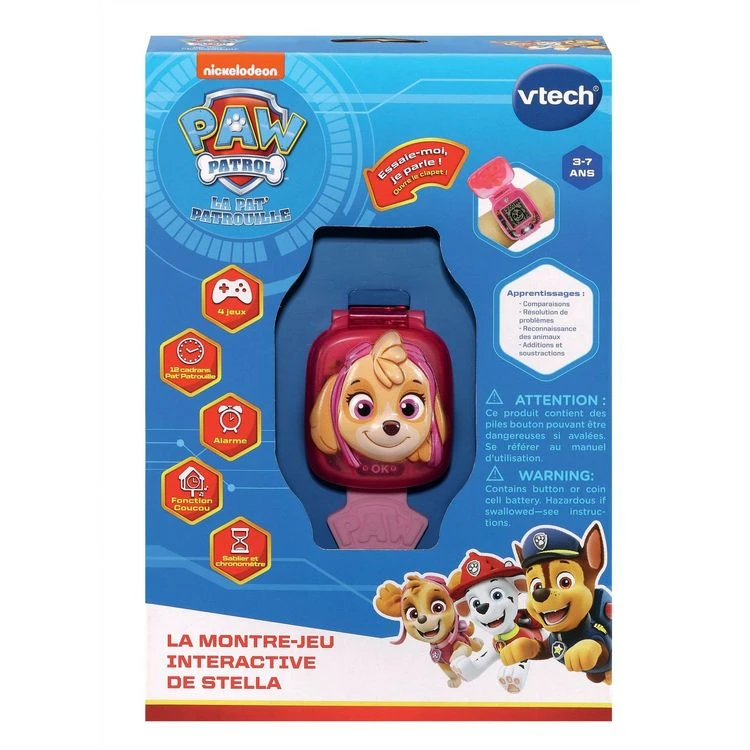 Grosses soldes ⭐ VTECH Pat Patrouille - La Montre-jeu Interactive De Stella - Refresh 3D 🎁 4 Grosses soldes ⭐ VTECH Pat Patrouille - La Montre-jeu Interactive De Stella - Refresh 3D 🎁 – Image 2