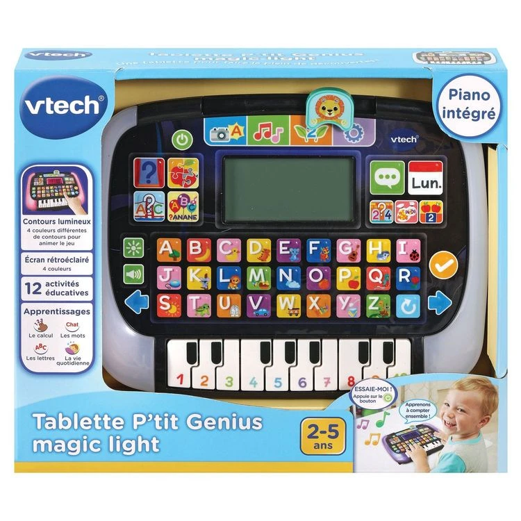 Remise 🛒 VTECH Tablette P'tit Genius Magic Light ✨ 4 Remise 🛒 VTECH Tablette P'tit Genius Magic Light ✨ – Image 2