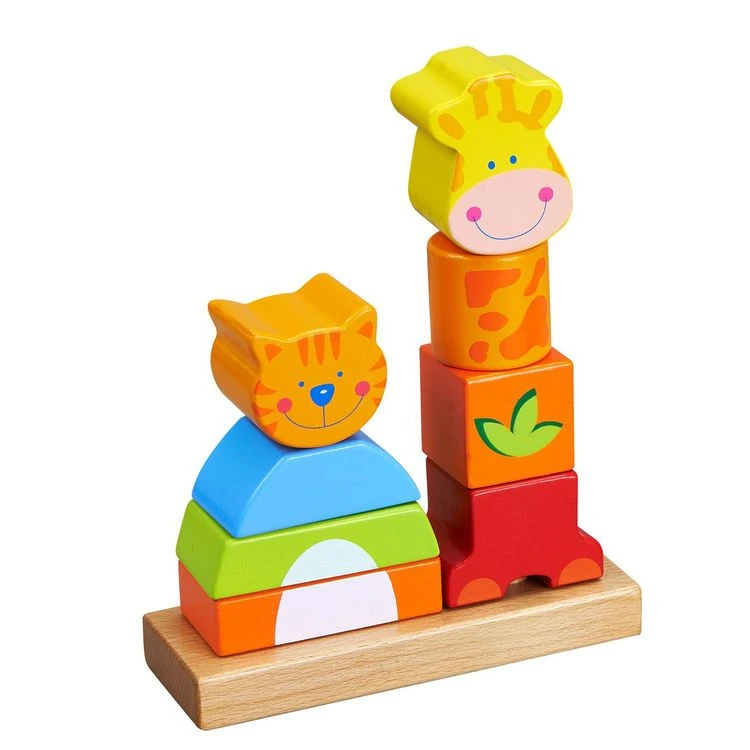 Sortie 👍 Imagin Jouet éveil En Bois - Formes Empilables - Chat Et Girafe 😉 3 Sortie 👍 Imagin Jouet éveil En Bois - Formes Empilables - Chat Et Girafe 😉