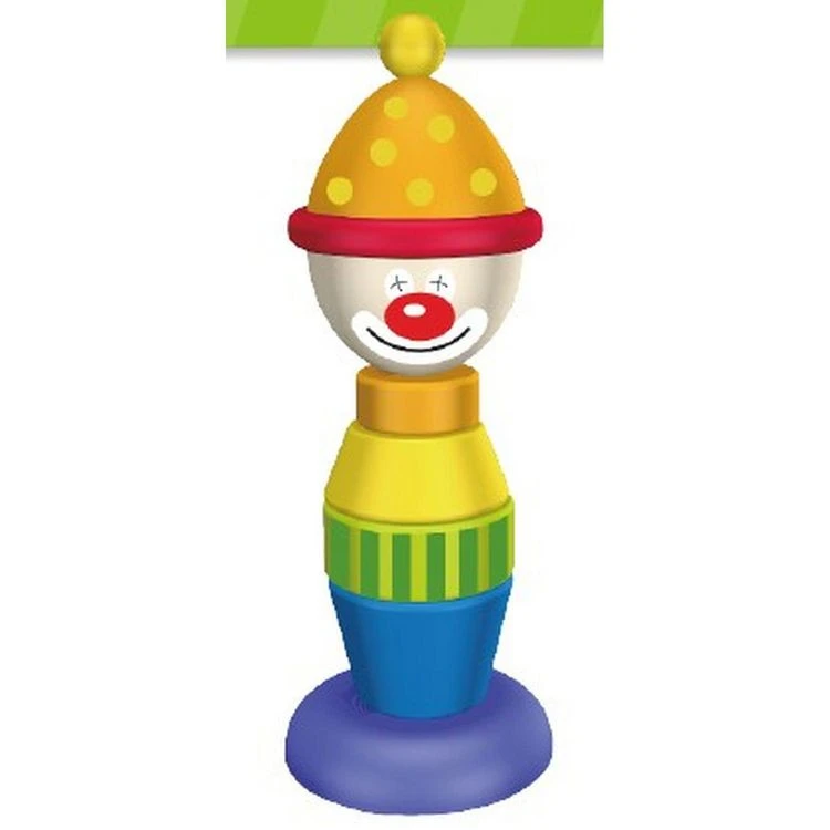 Meilleure affaire 🛒 Imagin Jouet éveil En Bois - Formes Empilables - Clown 🧨 3 Meilleure affaire 🛒 Imagin Jouet éveil En Bois - Formes Empilables - Clown 🧨