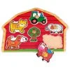 Bon marché ⭐ Imagin Puzzle éveil En Bois Le Monde De La Ferme - 6 Pièces - Rouge 😀 -Clementoni Shop unnamed file 1097