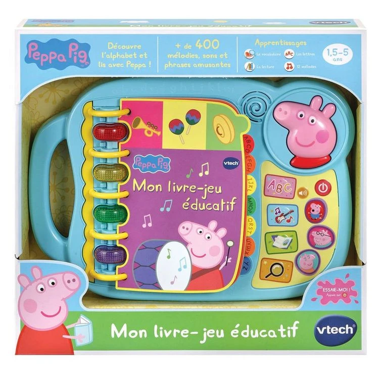 Promo 🎁 VTECH Peppa Pig - Mon Livre-jeu éducatif 👏 4 Promo 🎁 VTECH Peppa Pig - Mon Livre-jeu éducatif 👏 – Image 2