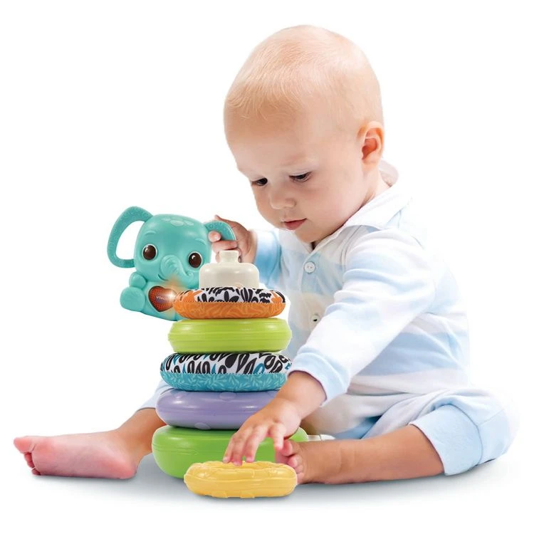 Meilleure vente 😍 VTECH BABY Nino, Éléphanteau Empilo 3 En 1 🔥 5 Meilleure vente 😍 VTECH BABY Nino, Éléphanteau Empilo 3 En 1 🔥 – Image 3