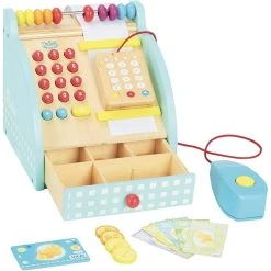 Meilleure affaire 🎁 Vilac Caisse Enregistreuse En Bois Jour De Marche ⌛