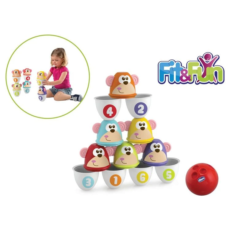 Meilleur prix 🤩 CHICCO Bowling De La Jungle Fit & Fun 💯 4 Meilleur prix 🤩 CHICCO Bowling De La Jungle Fit & Fun 💯 – Image 2
