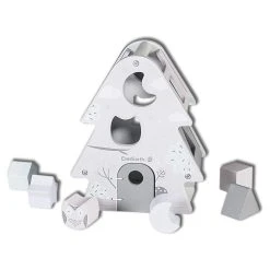 Tout neuf 🌟 EVEREARTH Trieur De Formes Sapin En Bois ⌛