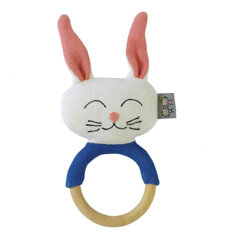 Tout neuf ✨ SEVIRA KIDS Hochet Avec Anneau De Dentition En Coton Bio, Lapin SEVIRA KIDS ⌛ 3 Tout neuf ✨ SEVIRA KIDS Hochet Avec Anneau De Dentition En Coton Bio, Lapin SEVIRA KIDS ⌛