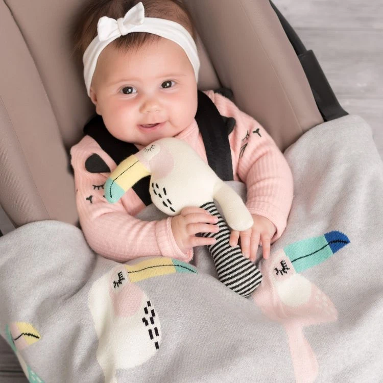 Tout neuf 🔥 SEVIRA KIDS Hochet En Tricot De Coton, Toucan SEVIRA KIDS 🔔 4 Tout neuf 🔥 SEVIRA KIDS Hochet En Tricot De Coton, Toucan SEVIRA KIDS 🔔 – Image 2