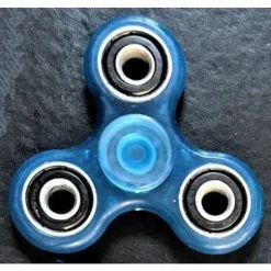 Offres 😉 CestMoiLaPlusBelle Hand Spinner Bleu Clair En ABS Phosphorescent ❤️