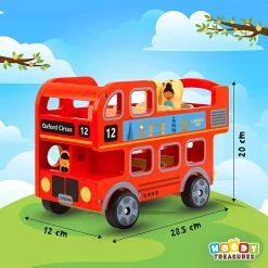De gros ⌛ Jouet En Bois En Forme De Bus Londonien - Bus Rouge à Deux étages Et 8 Figurines 🤩 7 De gros ⌛ Jouet En Bois En Forme De Bus Londonien - Bus Rouge à Deux étages Et 8 Figurines 🤩 -Clementoni Shop unnamed file 1372