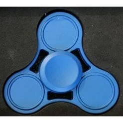 Offres ✨ CestMoiLaPlusBelle Hand Spinner Bleu Moyen En Métal Avec Son Coffret 🎉