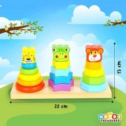 Nouveau 🌟 Jouets En Bois Empilables – Anneaux Empilables Avec Tête De Lion, Chien Et Grenouille – Conçu Pour Le Développement Cognitif Et De Motricité Fine 🎉 7 Nouveau 🌟 Jouets En Bois Empilables – Anneaux Empilables Avec Tête De Lion, Chien Et Grenouille – Conçu Pour Le Développement Cognitif Et De Motricité Fine 🎉 -Clementoni Shop unnamed file 1379