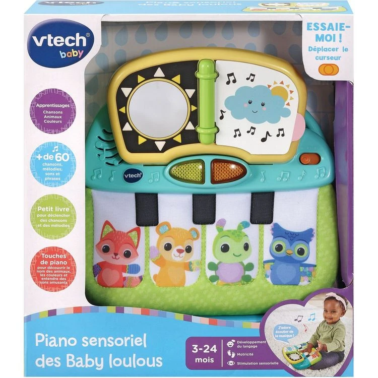 Remise 🎁 VTECH BABY Piano Sensoriel Des Babys Loulous 🔔 4 Remise 🎁 VTECH BABY Piano Sensoriel Des Babys Loulous 🔔 – Image 2