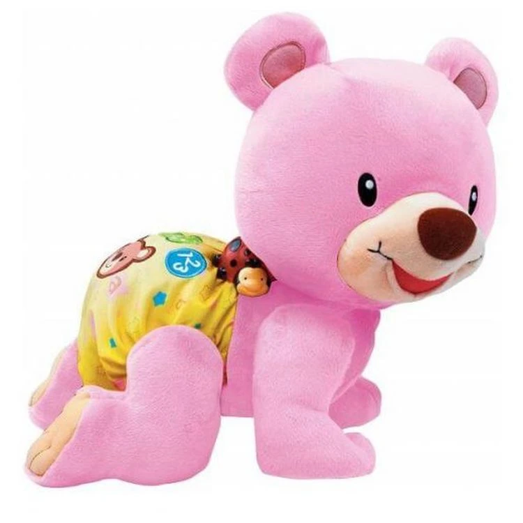 Promo 🤩 VTECH Ourson 1, 2, 3, Suis-moi Rose 🛒 3 Promo 🤩 VTECH Ourson 1, 2, 3, Suis-moi Rose 🛒
