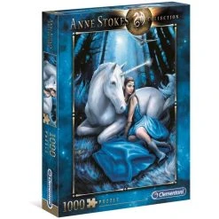 Nouveau 😀 CLEMENTONI Puzzle Blue Moon - Anne Stokes 1000 Pieces 🔥
