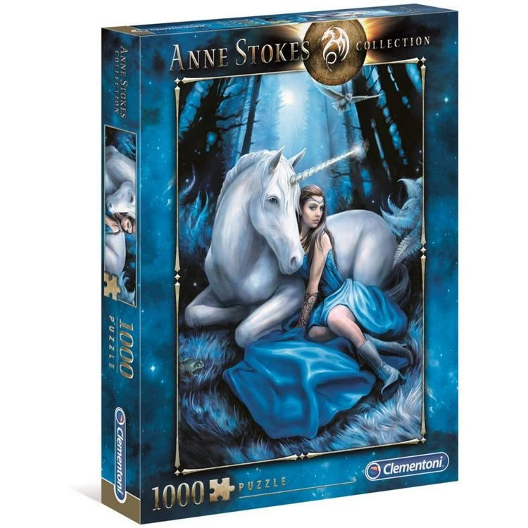 Nouveau 😀 CLEMENTONI Puzzle Blue Moon - Anne Stokes 1000 Pieces 🔥 3 Nouveau 😀 CLEMENTONI Puzzle Blue Moon - Anne Stokes 1000 Pieces 🔥