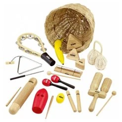 Nouveau 🤩 Lot Nino 15 Percussions Panier 👏