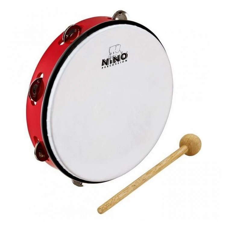 Le moins cher 🌟 TAMBOURIN NINO ABS 25cm +CYMB, ROUGE ⭐ 3 Le moins cher 🌟 TAMBOURIN NINO ABS 25cm +CYMB, ROUGE ⭐