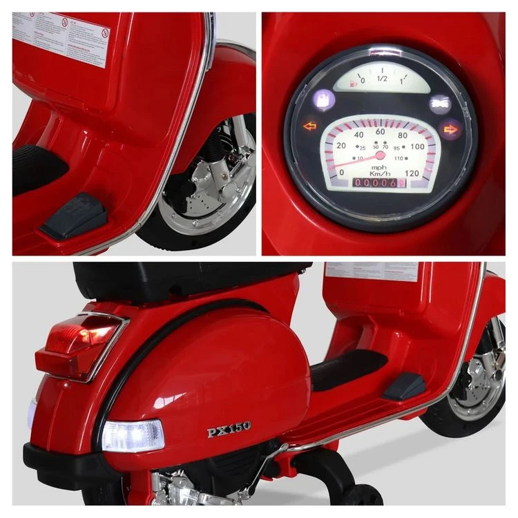 Budget 😉 MGM Porteur VESPA électrique Rouge 6V 💯 5 Budget 😉 MGM Porteur VESPA électrique Rouge 6V 💯 – Image 3