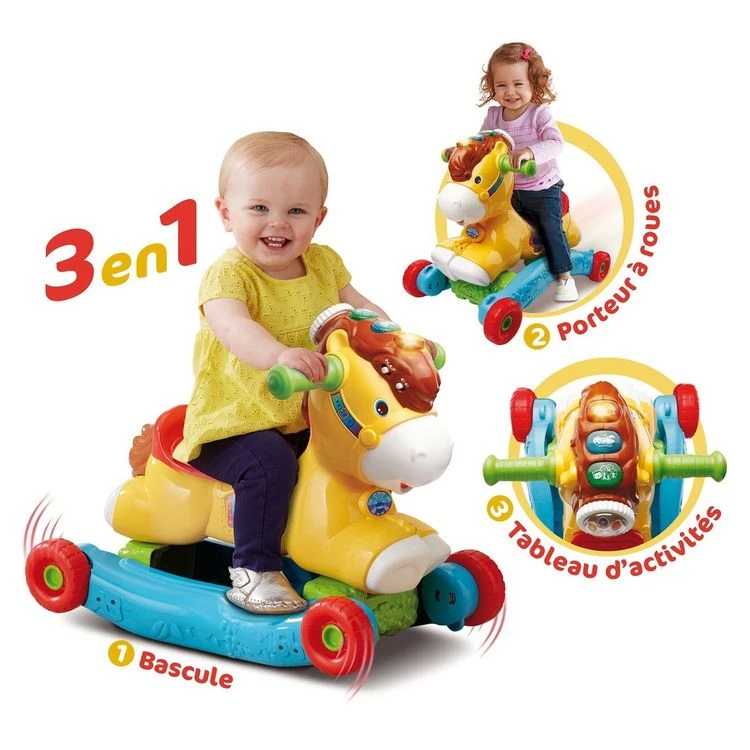 Le moins cher 😉 VTECH P'tit Galop, Mon Poney Basculo Interactif 🌟 4 Le moins cher 😉 VTECH P'tit Galop, Mon Poney Basculo Interactif 🌟 – Image 2