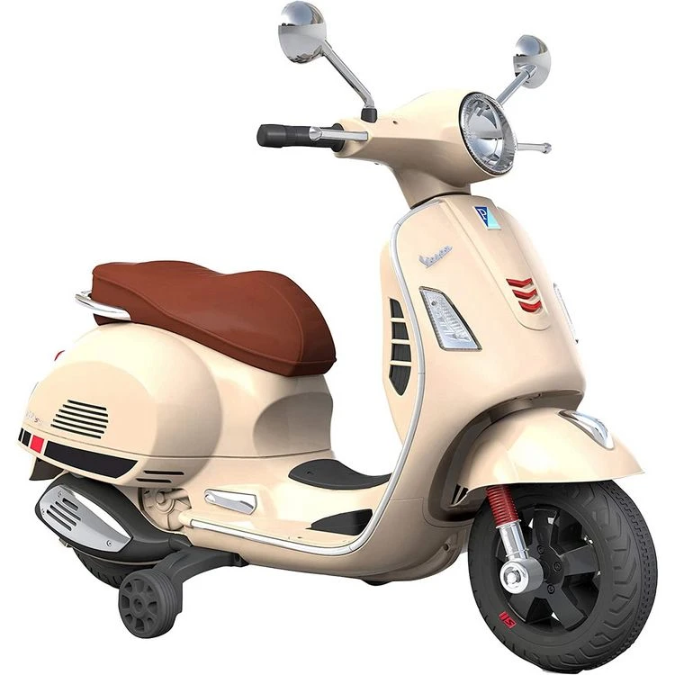 Meilleure vente 👍 MGM Porteur VESPA électrique Crème 12V 🎁 3 Meilleure vente 👍 MGM Porteur VESPA électrique Crème 12V 🎁