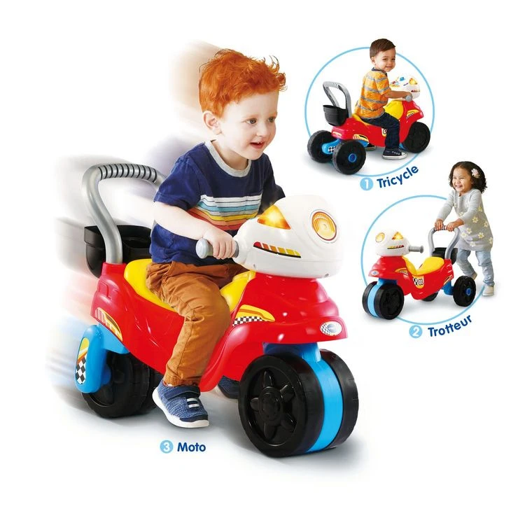 Meilleur prix ⭐ VTECH Trotti Moto 3 En 1 ❤️ 4 Meilleur prix ⭐ VTECH Trotti Moto 3 En 1 ❤️ – Image 2