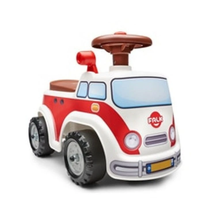 Budget 😍 FALQUET Véhicule - Porteur Minivan Vintage Avec Assise Ouvrante Et Volant Directionnel Avec Klaxon ⌛ 3 Budget 😍 FALQUET Véhicule - Porteur Minivan Vintage Avec Assise Ouvrante Et Volant Directionnel Avec Klaxon ⌛