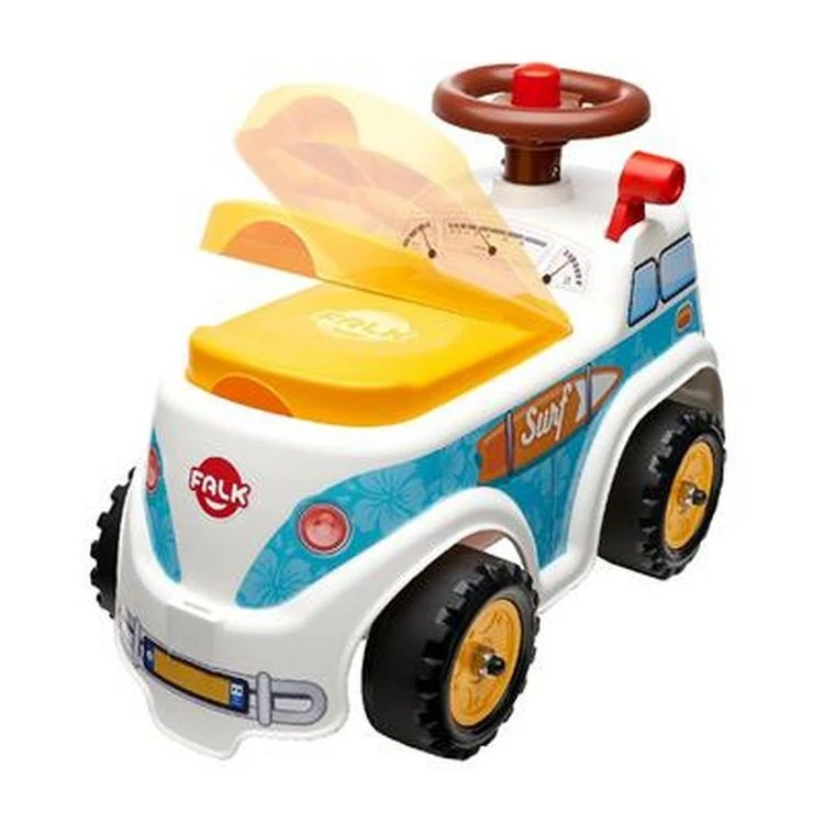 Bon marché 😉 FALQUET Véhicule - Porteur Minivan Surf Avec Assise Ouvrante Et Volant Directionnel Avec Klaxon 🔔 4 Bon marché 😉 FALQUET Véhicule - Porteur Minivan Surf Avec Assise Ouvrante Et Volant Directionnel Avec Klaxon 🔔 – Image 2