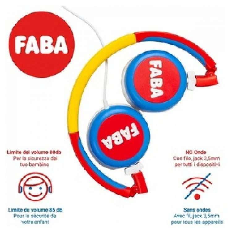 Tout neuf 😉 FABA Casque Audio Colore Avec Limitation Du Son A 85db 🧨 4 Tout neuf 😉 FABA Casque Audio Colore Avec Limitation Du Son A 85db 🧨 – Image 2