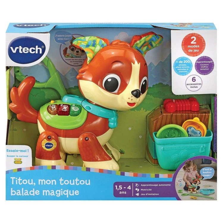 Bon marché 🌟 VTECH Titou, Mon Toutou Balade Magique ⌛ 3 Bon marché 🌟 VTECH Titou, Mon Toutou Balade Magique ⌛