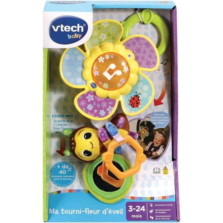 Budget 👏 VTECH BABY Tourni Fleur D'éveil 😀 4 Budget 👏 VTECH BABY Tourni Fleur D'éveil 😀 – Image 2