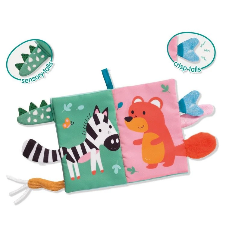 Top 10 ⌛ SES Creative Livre En Tissu Sensoriel Avec Queues D'animaux 🎁 4 Top 10 ⌛ SES Creative Livre En Tissu Sensoriel Avec Queues D'animaux 🎁 – Image 2