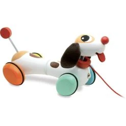 Le moins cher 😍 Vilac Toutou Le Chien En Bois A Tirer 🎁