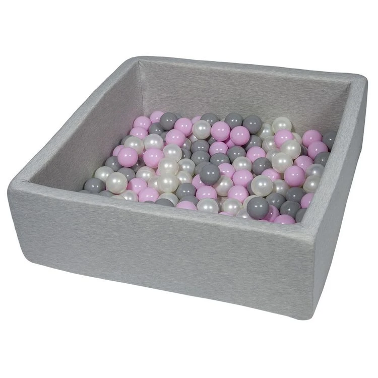 Tout neuf 💯 Piscine à Balles Pour Enfant, 90x90 Cm, Aire De Jeu + 150 Balles Perle, Rose Clair, Argent ⌛ 3 Tout neuf 💯 Piscine à Balles Pour Enfant, 90x90 Cm, Aire De Jeu + 150 Balles Perle, Rose Clair, Argent ⌛