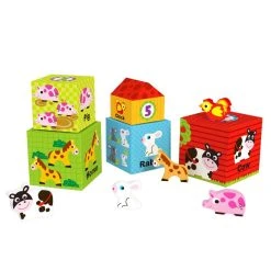 Coupon 👏 TOOKY TOY Jouet D'éveil - Cubes à Empiler - Pyramide Animaux Tooky Toy 🎉 -Clementoni Shop unnamed file 493