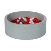 Sortie 🥰 Piscine à Balles Aire De Jeu + 200 Balles Perle, Rouge, Gris ❤️ 2 Sortie 🥰 Piscine à Balles Aire De Jeu + 200 Balles Perle, Rouge, Gris ❤️ -Clementoni Shop unnamed file 498