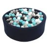 Coupon 👍 Piscine à Balles Aire De Jeu + 150 Balles Bleu Marine Noir,blanc,gris,turquoise ⭐ -Clementoni Shop unnamed file 563