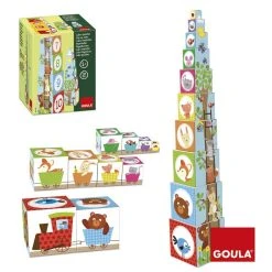 Meilleure affaire 🛒 Goula Cubes à Empiler Forêt ✔️