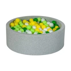 Remise 💯 Piscine à Balles Aire De Jeu + 450 Balles Perle, Jaune, Vert, Vert 🎉