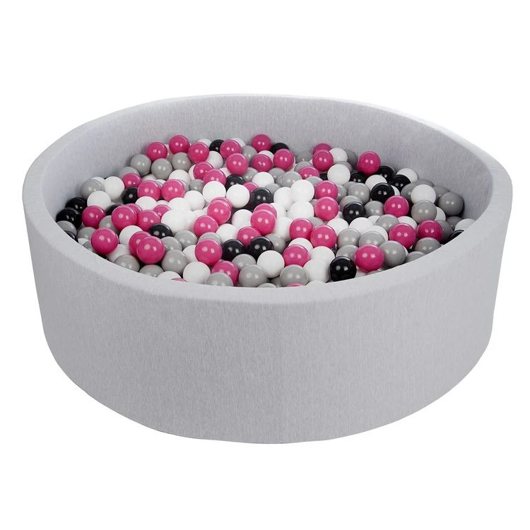 Budget 🎉 Piscine à Balles Pour Enfant, Diamètre Env.125 Cm, Aire De Jeu + 900 Balles Noir,blanc,rose,gris 😉 3 Budget 🎉 Piscine à Balles Pour Enfant, Diamètre Env.125 Cm, Aire De Jeu + 900 Balles Noir,blanc,rose,gris 😉