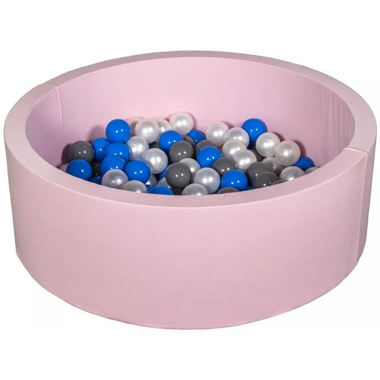 Budget 😉 Piscine à Balles Aire De Jeu + 150 Balles Rose Perle, Bleu, Gris 👏 3 Budget 😉 Piscine à Balles Aire De Jeu + 150 Balles Rose Perle, Bleu, Gris 👏