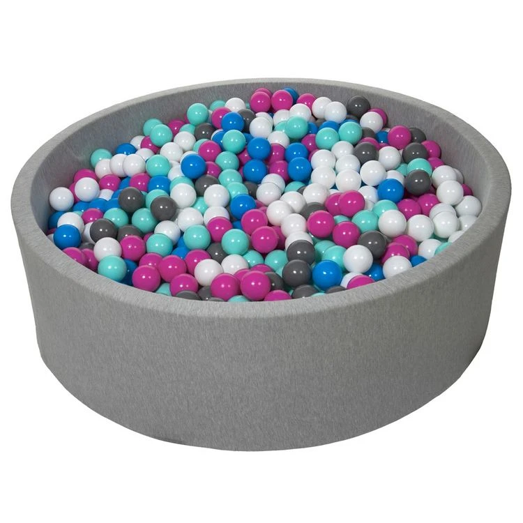 Tout neuf 💯 Piscine à Balles Pour Enfant, Diamètre Env.125 Cm + 1200 Balles Blanc, Bleu, Rose, Gris, Turquoise ✨ 3 Tout neuf 💯 Piscine à Balles Pour Enfant, Diamètre Env.125 Cm + 1200 Balles Blanc, Bleu, Rose, Gris, Turquoise ✨