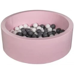 Bon marché 🔔 Piscine à Balles Blanc, Gris - 150 Balles Rose 😉