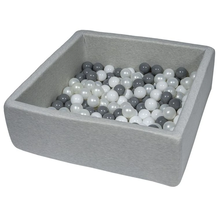 Meilleure vente 😍 Piscine à Balles Pour Enfant, 90x90 Cm, Aire De Jeu + 150 Balles Blanc, Perle, Gris ⭐ 3 Meilleure vente 😍 Piscine à Balles Pour Enfant, 90x90 Cm, Aire De Jeu + 150 Balles Blanc, Perle, Gris ⭐
