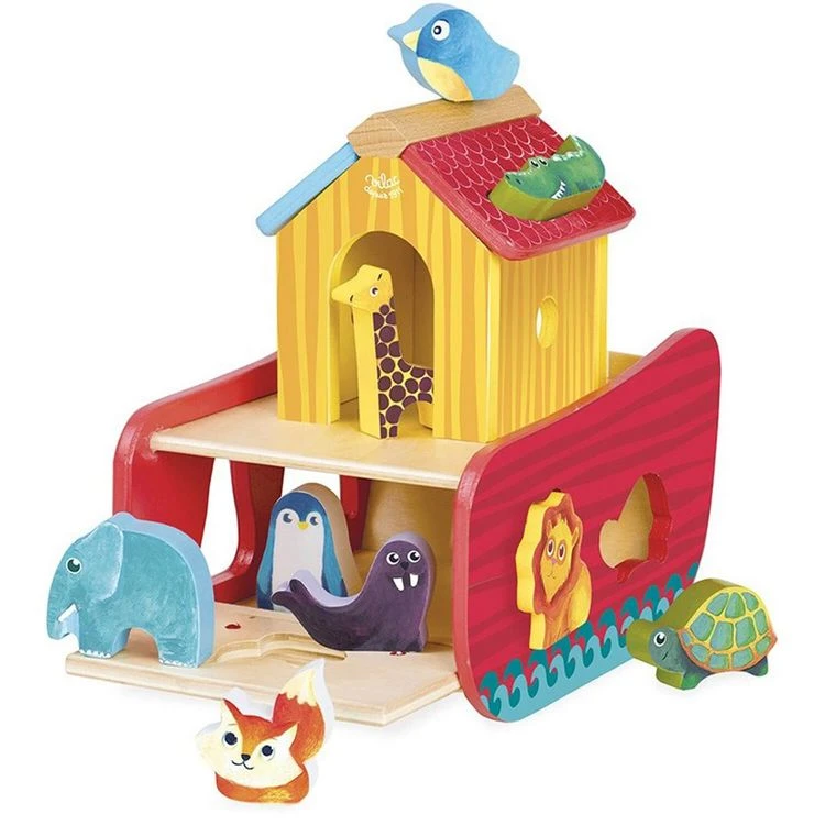 Tout neuf 😍 Vilac Boîte à Formes : Arche Des Animaux Des Formes 🔔 4 Tout neuf 😍 Vilac Boîte à Formes : Arche Des Animaux Des Formes 🔔 – Image 2