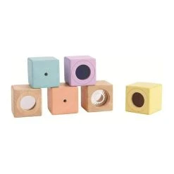 Tout neuf 🛒 Plan Toys Blocs Sensoriels Pastel 😀
