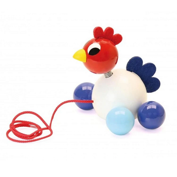 Vente flash ✔️ Vilac Jouet à Tirer En Bois : Cocorico Le Coq à Promener 🥰 4 Vente flash ✔️ Vilac Jouet à Tirer En Bois : Cocorico Le Coq à Promener 🥰 – Image 2