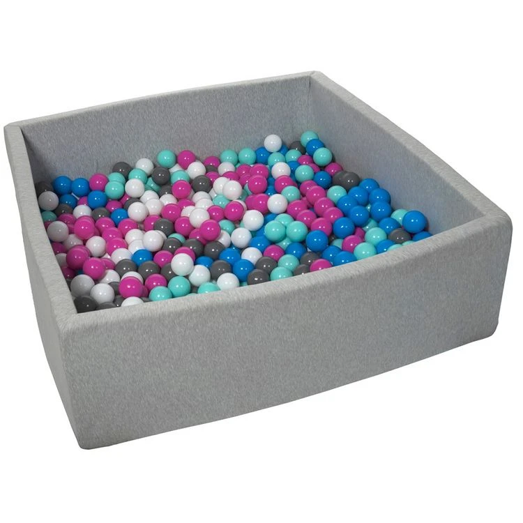 Remise 😍 Piscine à Balles Pour Enfant, 20x120 Cm, Aire De Jeu + 600 Balles Blanc, Bleu, Rose, Gris, Turquoise 😀 3 Remise 😍 Piscine à Balles Pour Enfant, 20x120 Cm, Aire De Jeu + 600 Balles Blanc, Bleu, Rose, Gris, Turquoise 😀