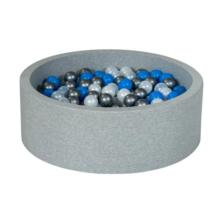 Vente flash 🛒 Piscine à Balles Perle, Bleu, Argent - 300 Balles 🌟 3 Vente flash 🛒 Piscine à Balles Perle, Bleu, Argent - 300 Balles 🌟