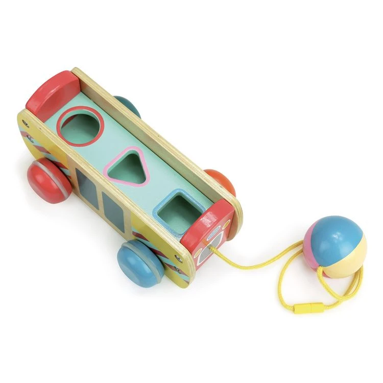 Vente flash ✨ Vilac Jouet à Tirer : Le Bus Des Formes D'Ingela P. Arrhenius 💯 5 Vente flash ✨ Vilac Jouet à Tirer : Le Bus Des Formes D'Ingela P. Arrhenius 💯 – Image 3